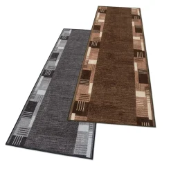 Teppichläufer Montana Bordüre 2 Farben 80cm Breite