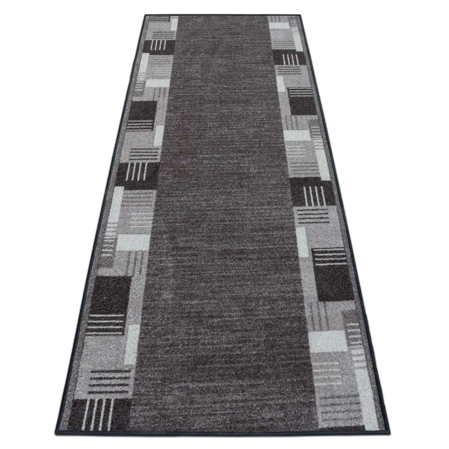 Teppichläufer Montana Bordüre 2 Farben 80cm Breite