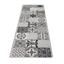 Teppichläufer Teppich Kachel Fliesen Mosaik | waschbar