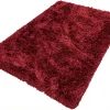 Teppich Shaggy Comfort Hochflor Teppich 80x150 cm rot