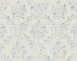 Textiltapete Barock cremegrau silber 30662-2