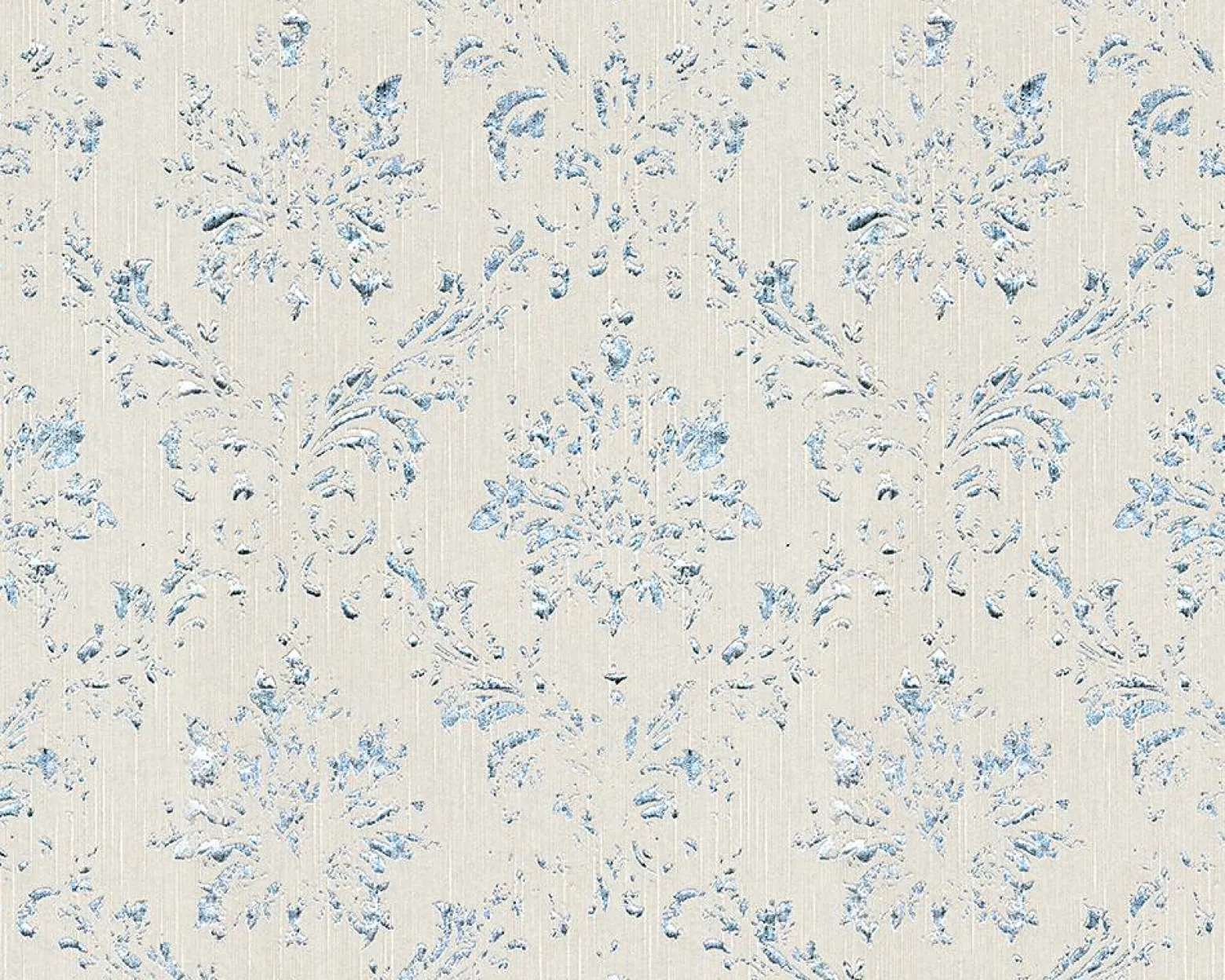 Textiltapete Barock cremegrau silber 30662-2