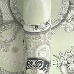Versace Vliestapete Barock Grün Perlmutt Metallic 79136-2