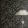 Versace Vliestapete Floral Schwarz Anthrazit 79135-2