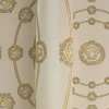 Versace Vliestapete Kreise Beige Gold Metallic 79175-3