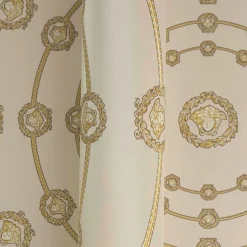 Versace Vliestapete Kreise Beige Gold Metallic 79175-3