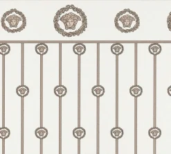 Versace Vliestapete Panel Creme Beige Metallic 79131-5
