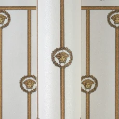 Versace Vliestapete Panel Creme Gold Metallic 79131-1