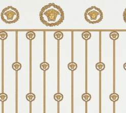 Versace Vliestapete Panel Creme Gold Metallic 79131-1