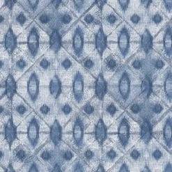 Vinyltapete Batikmuster blau weiß Myriad MY3002