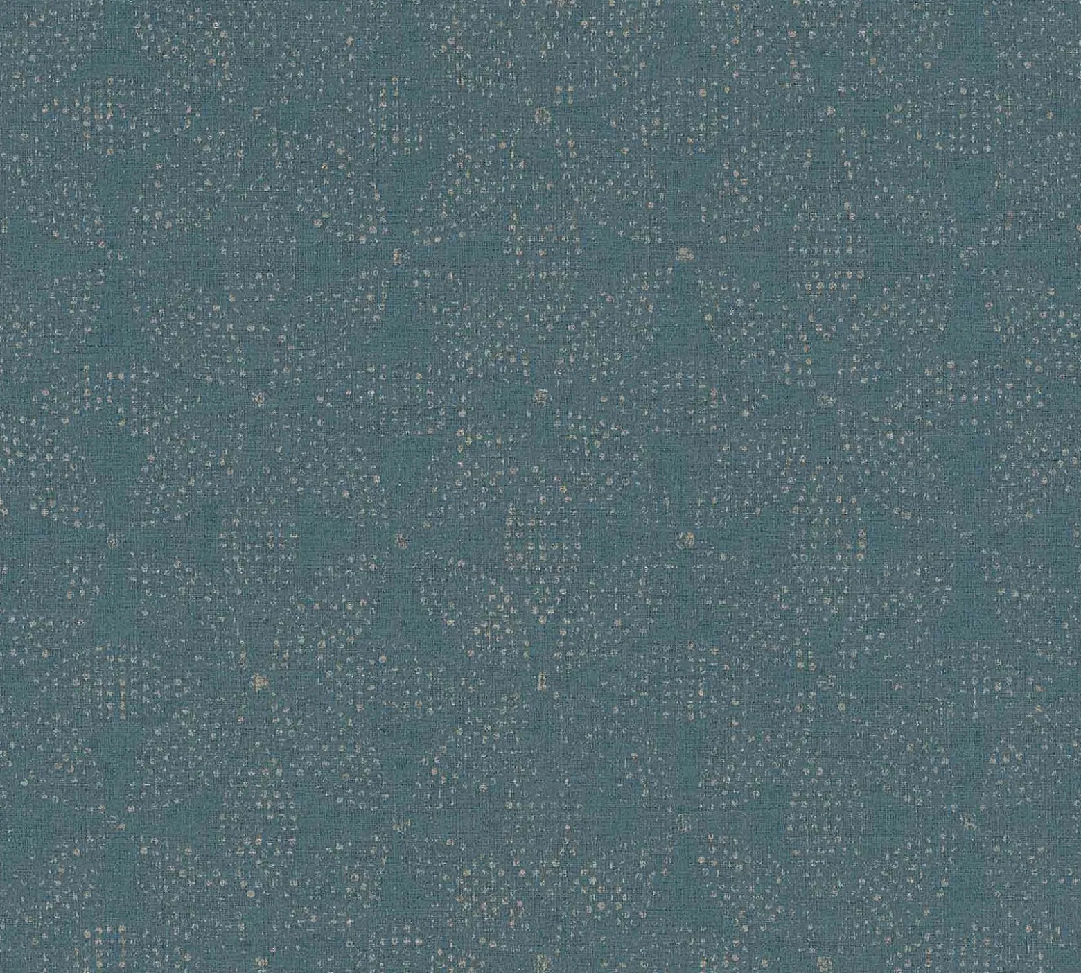 Vinyltapete Ethno Blumen blau bronze 37176-2