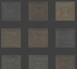 Vinyltapete Kassette Grafik schwarz bronze 37172-4