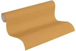 Vinyltapete Leinen-Optik gelbbraun 37178-4