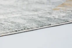 Viskose Teppich Grafisch creme anthrazit Astra Positano