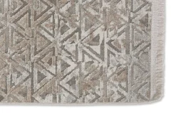 Viskose Teppich Schöner Wohnen Dreiecke beige Vision
