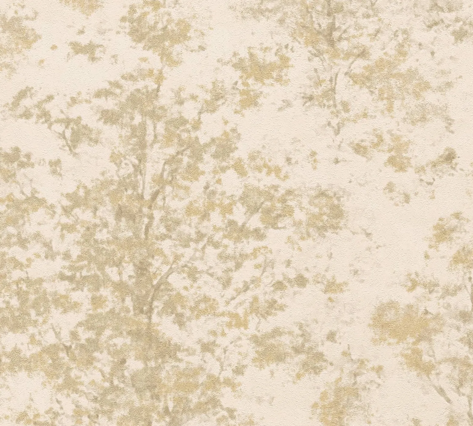 Vliestapete Abstrakt Bäume Wald Creme Gold Glitzer 79200-2