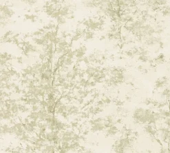 Vliestapete Abstrakt Bäume Wald Creme Grün Glitzer 79200-4