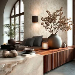 Vliestapete Abstrakt Bäume Wald Creme Beige Glitzer 79200-3