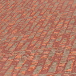 Vliestapete Abstrakt Streifen Rot Orange Grün 39092-2