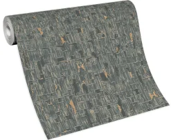 Vliestapete Anthrazit Metallic Struktur 10260-10 Erismann