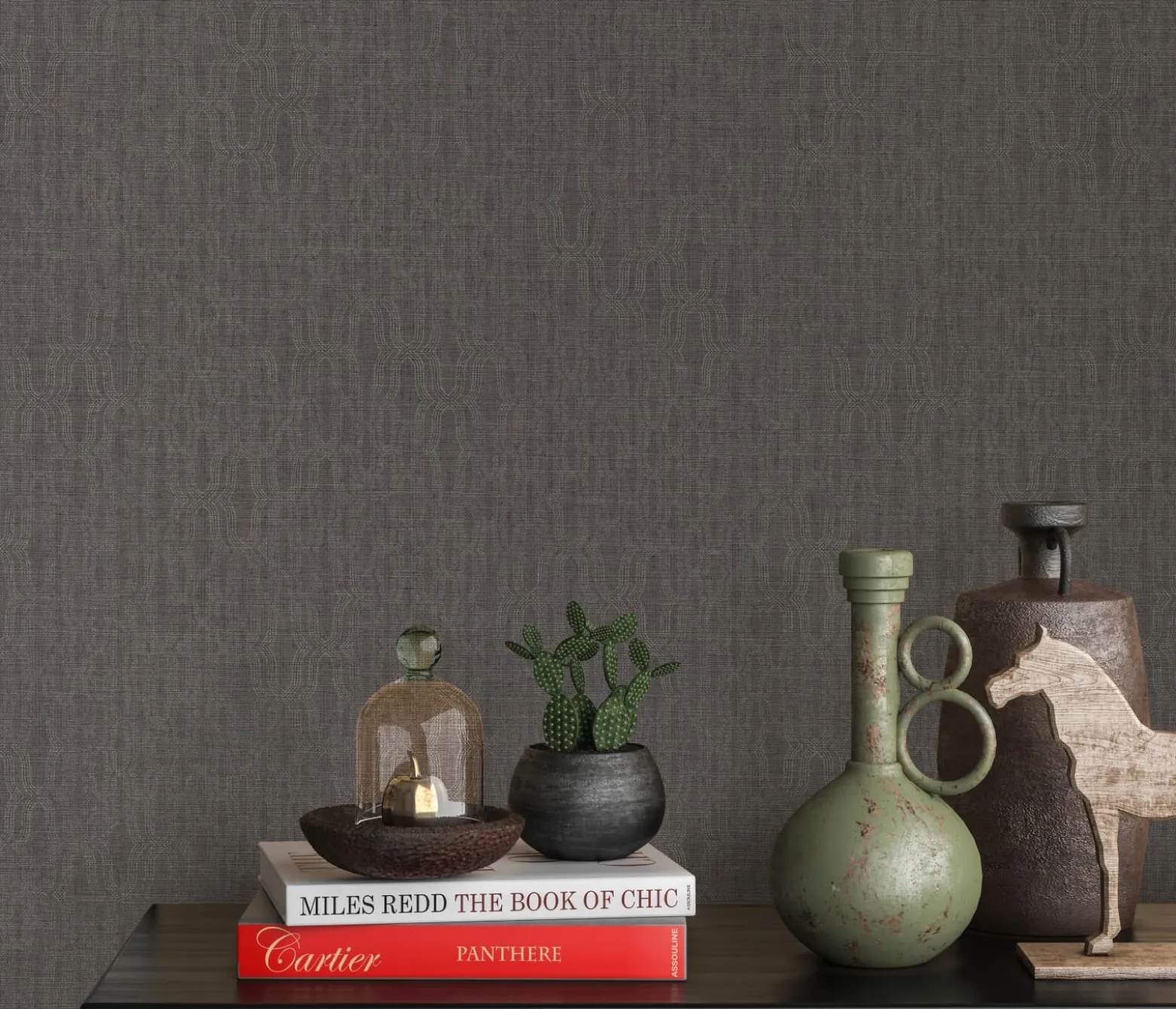 Vliestapete Anthrazit Muster 10259-10 Erismann