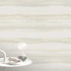 Vliestapete Aquarell Creme Beige Braun Glitzer 10515-38