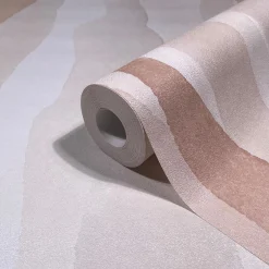 Vliestapete Aquarelloptik Modern Beige Creme 81635