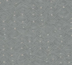 Vliestapete Art Deco Beige Blau Nara 38742-1 AS Creation