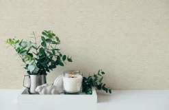 Vliestapete Art Deco Beige Weiß Nara 38742-4 AS Creation
