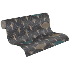 Vliestapete Art Deco Design schwarz 37483-3 | 374833