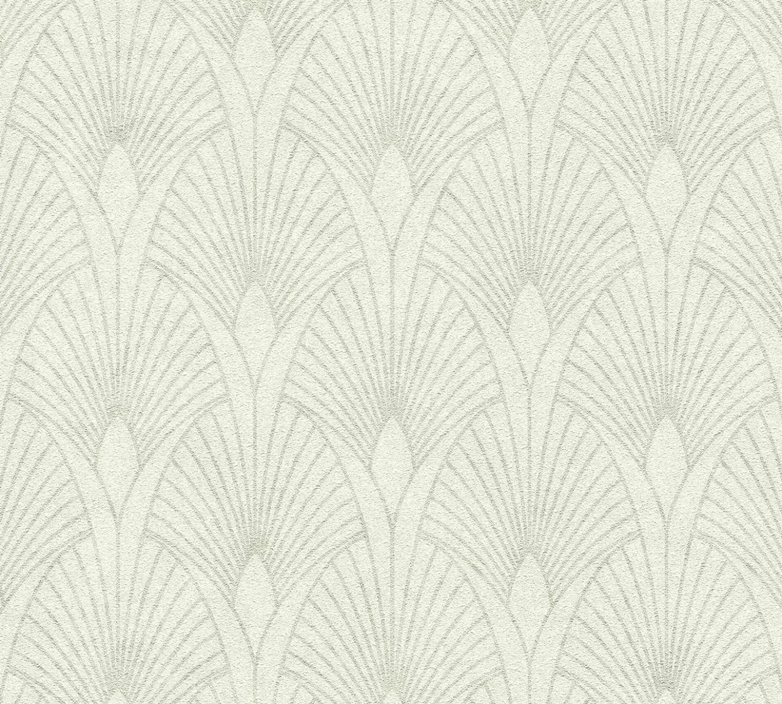 Vliestapete Art Deco grauweiß silber Metallic 37427-1