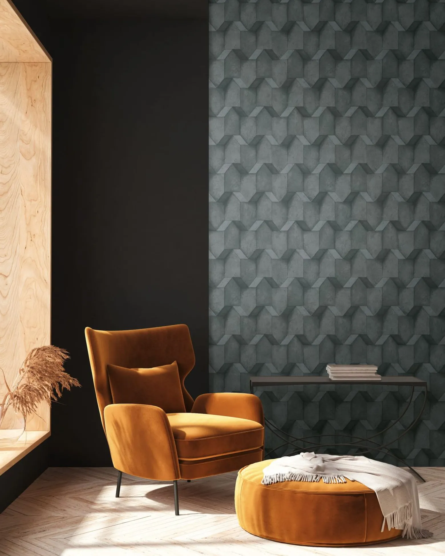Vliestapete A.S. Creation 38827-2 Anthrazit Beton Optik