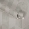 Vliestapete AS Creation Beige Silber Geometrisch 385922