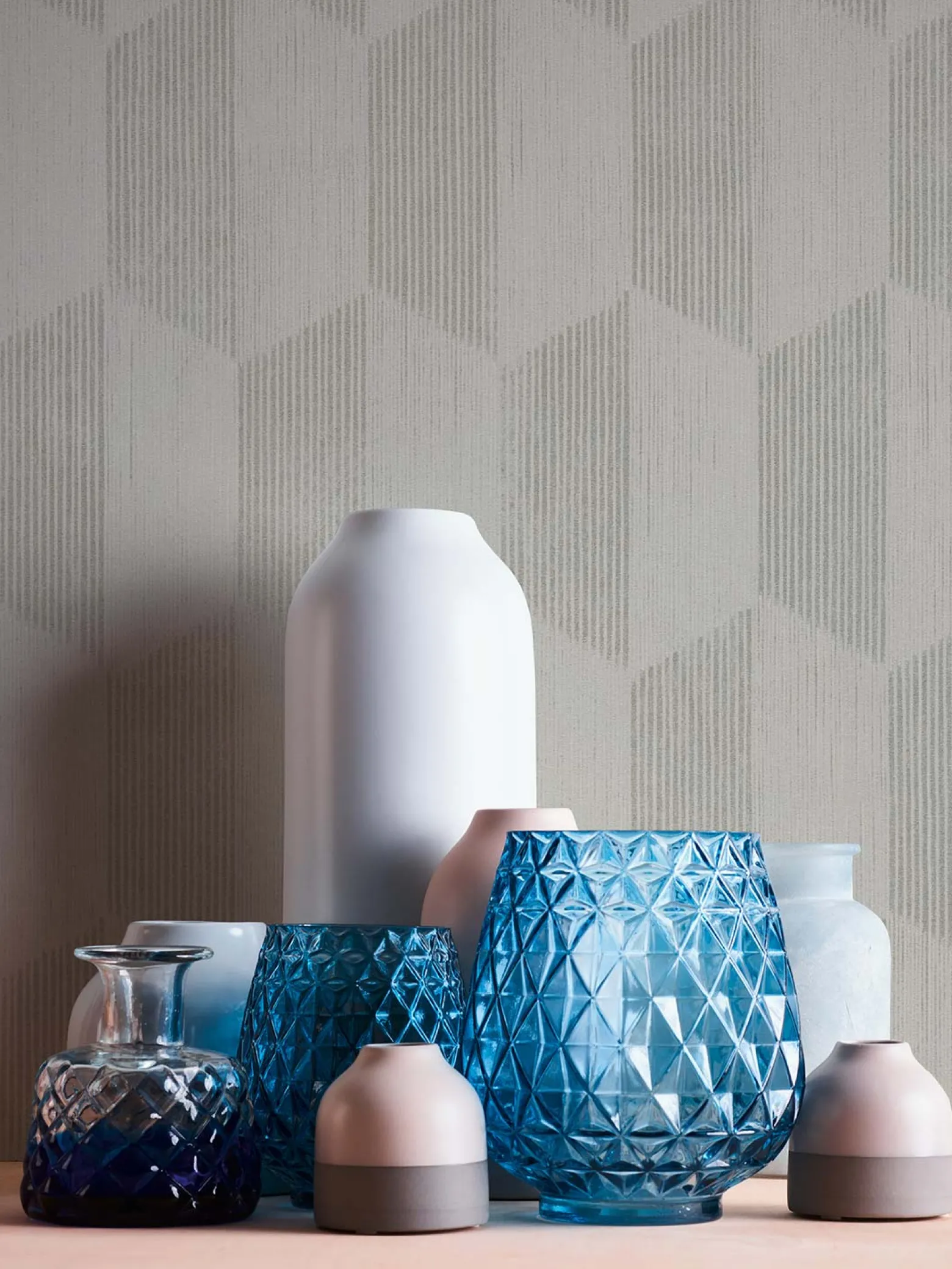 Vliestapete AS Creation Beige Silber Geometrisch 385922