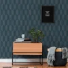 Vliestapete AS Creation Blau Bronze Geometrisch 385921
