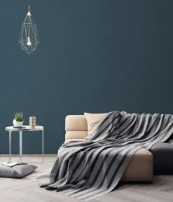 Vliestapete AS Creation Blau Uni 385942