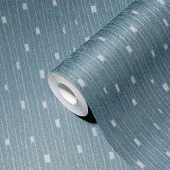 Vliestapete A.S. Creation 38822-2 Blau Silber Linien