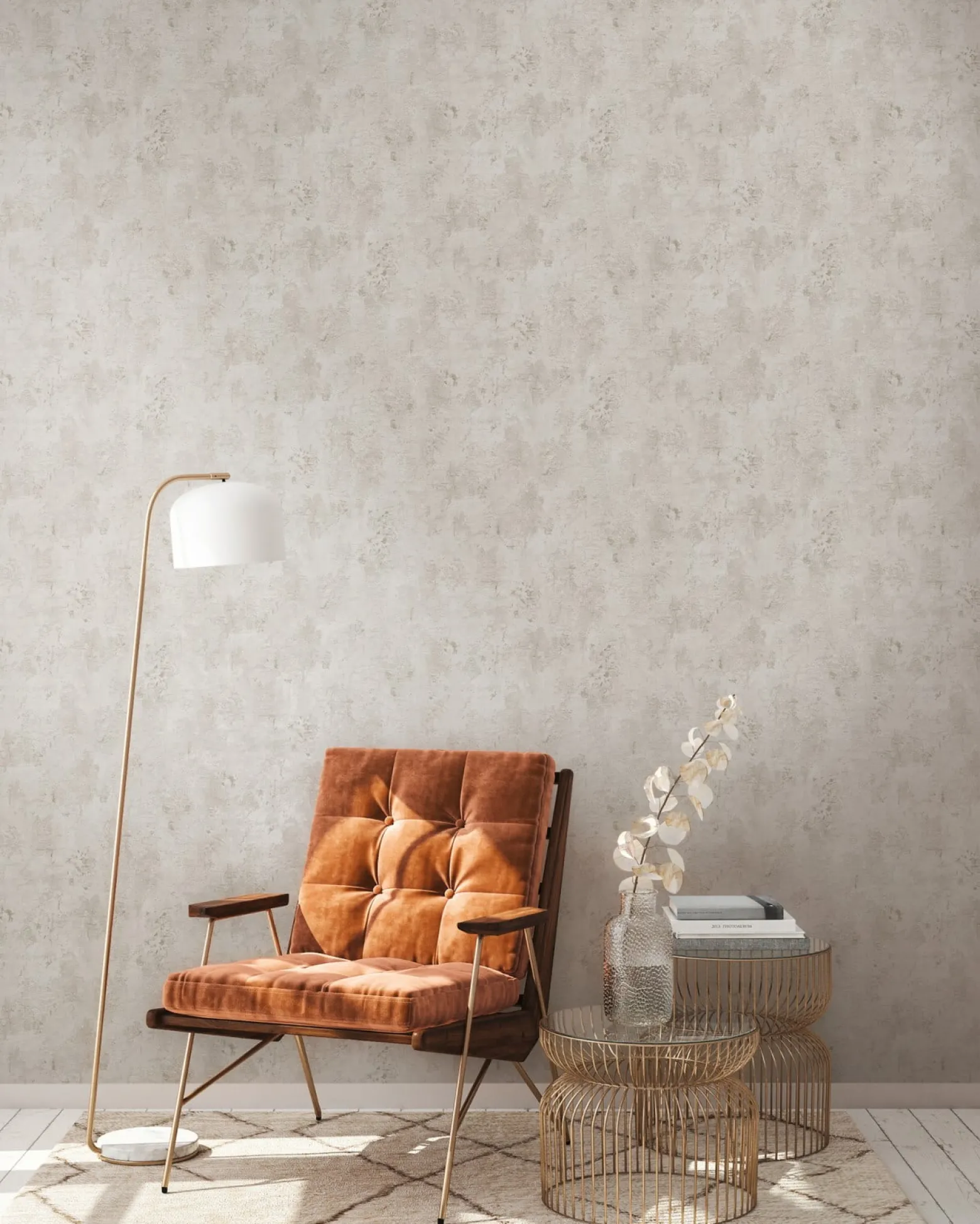 Vliestapete A.S. Creation 38823-1 Grau Beige Putz Optik