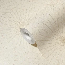 Vliestapete A.S. Creation 38818-3 Weiß Beige Kreise