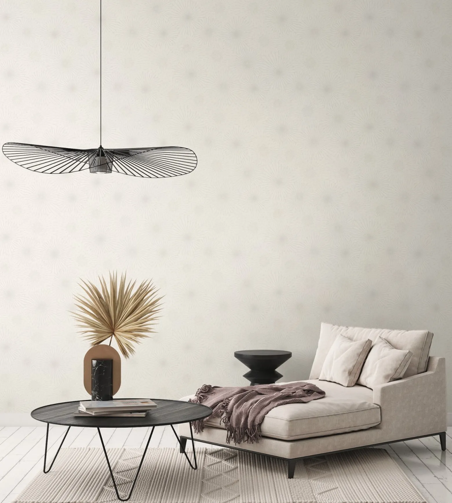 Vliestapete A.S. Creation 38818-4 Weiß Silber Kreise