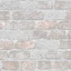 Vliestapete Backstein 3D Granulat grau rose Imagine 58410
