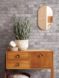 Vliestapete Backstein 3D Granulat creme Brique 58411