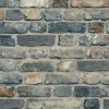 Vliestapete Backsteine Blau Beige WL2204
