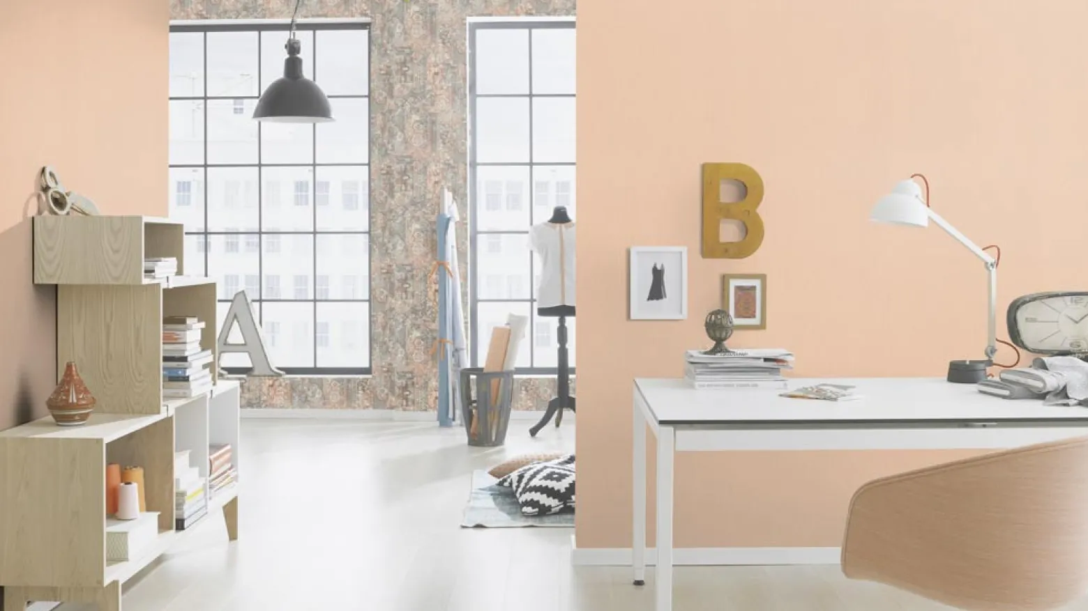 Vliestapete Barbara HOME Uni rosa 536836