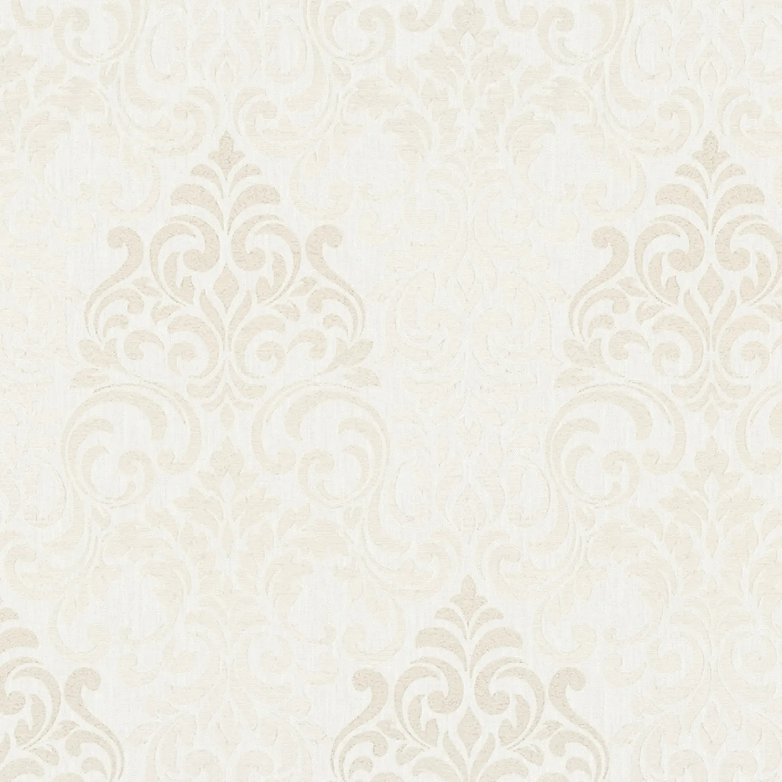 Vliestapete Barock Damask creme Metallic Marburg 58210