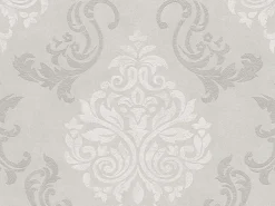 Vliestapete Barock Glitzer AS Creation taupe weiß 95372-1
