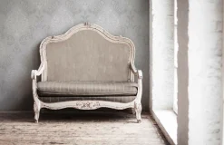 Vliestapete Barock Glitzer AS Creation taupe weiß 95372-1