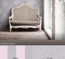 Vliestapete Barock Glitzer AS Creation grau rosa 95372-6