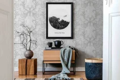 Vliestapete Barock grau silber 37648-1