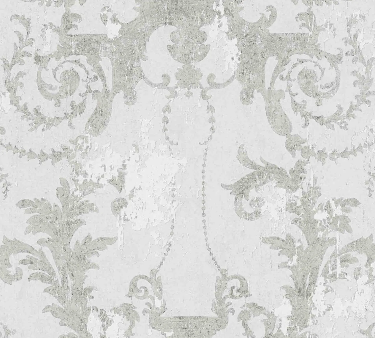 Vliestapete Barock grau silber 37648-1